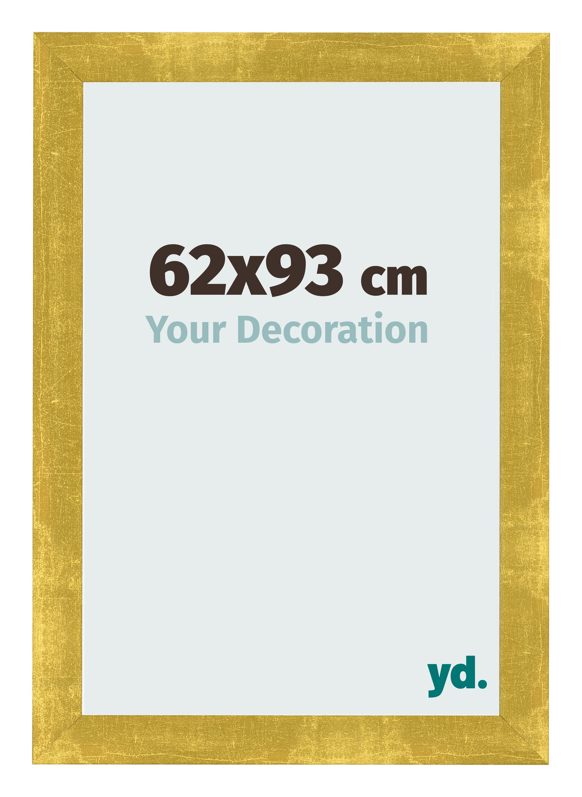 Photo Frame 62x93cm Gold Vintage MDF Pisa Front Size | Yourdecoration.com
