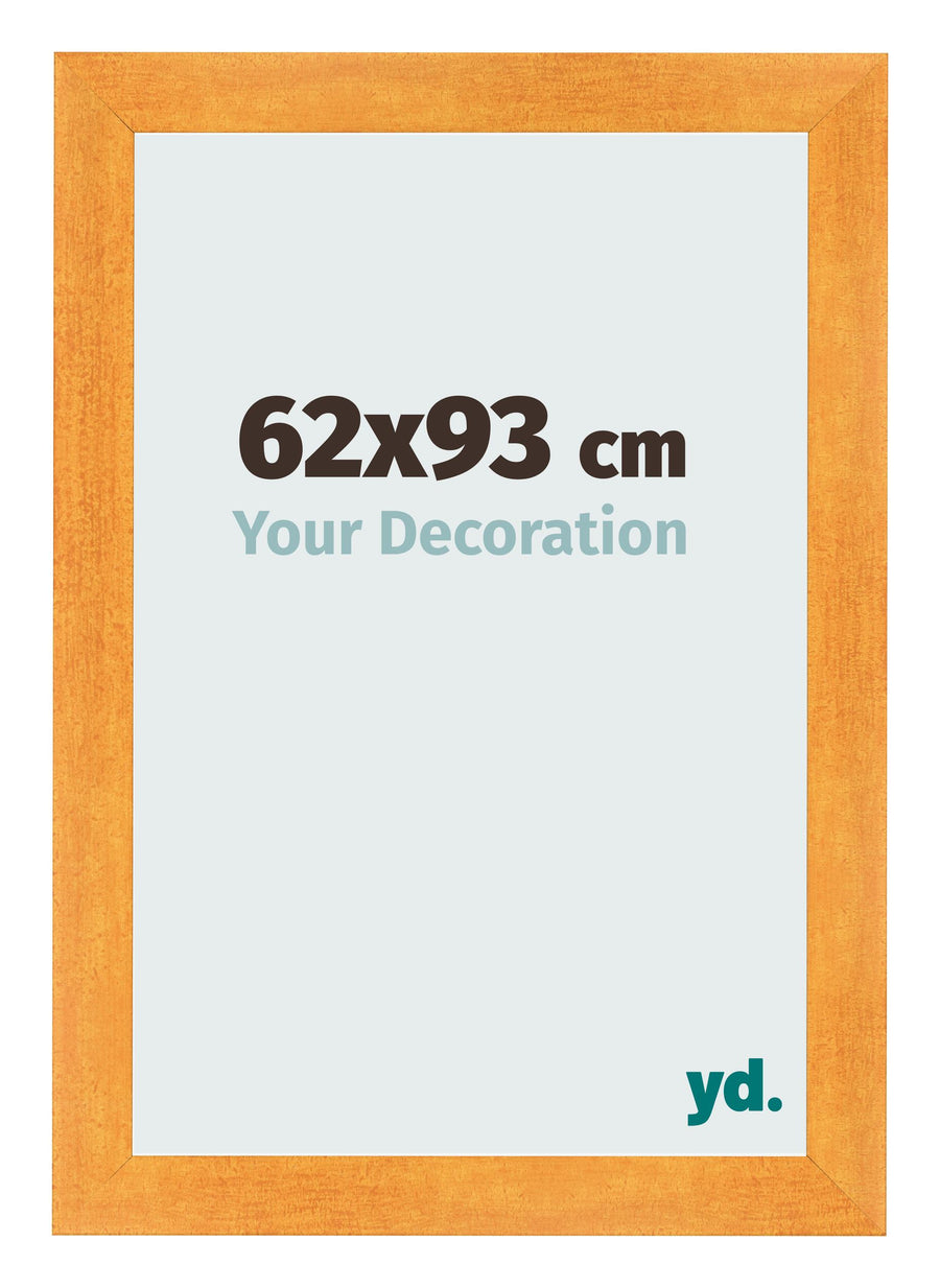 Photo Frame 62x93cm Orange MDF Pisa Front Size | Yourdecoration.com