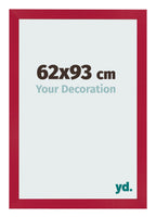 Photo Frame 62x93cm Red MDF Bologna Front Size | Yourdecoration.com