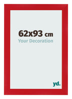 Photo Frame 62x93cm Red MDF Pisa Front Size | Yourdecoration.com