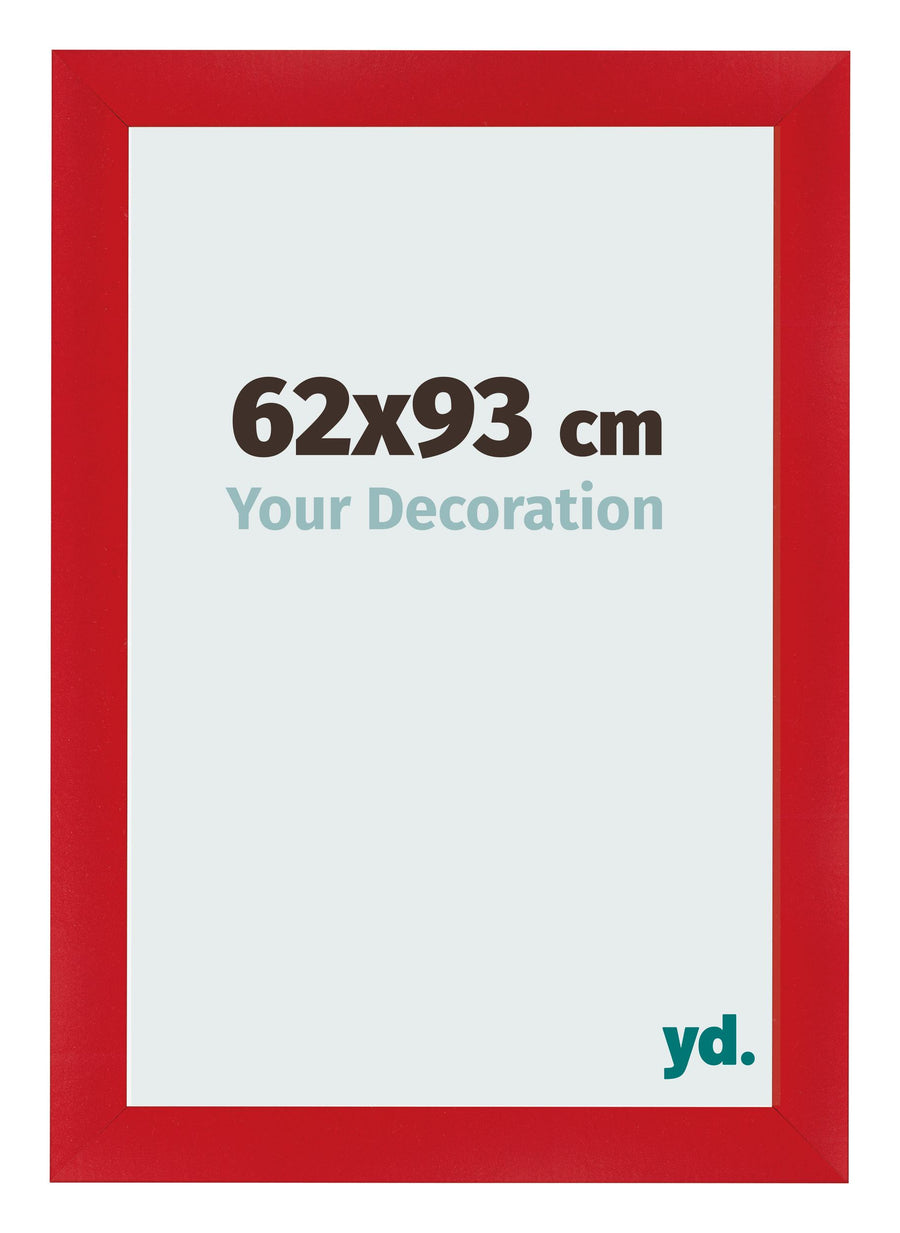 Photo Frame 62x93cm Red MDF Pisa Front Size | Yourdecoration.com