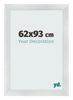 Photo Frame 62x93cm Silver Black Swept MDF Pisa Front Size | Yourdecoration.com