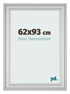 Photo Frame 62x93cm Silver Matte MDF Lazio Front Size | Yourdecoration.com