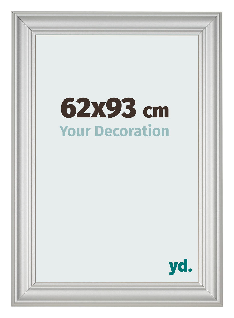 Photo Frame 62x93cm Silver Matte MDF Lazio Front Size | Yourdecoration.com