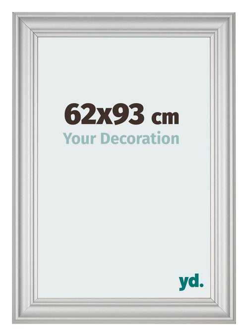 Photo Frame 62x93cm Silver Matte MDF Lazio Front Size | Yourdecoration.com
