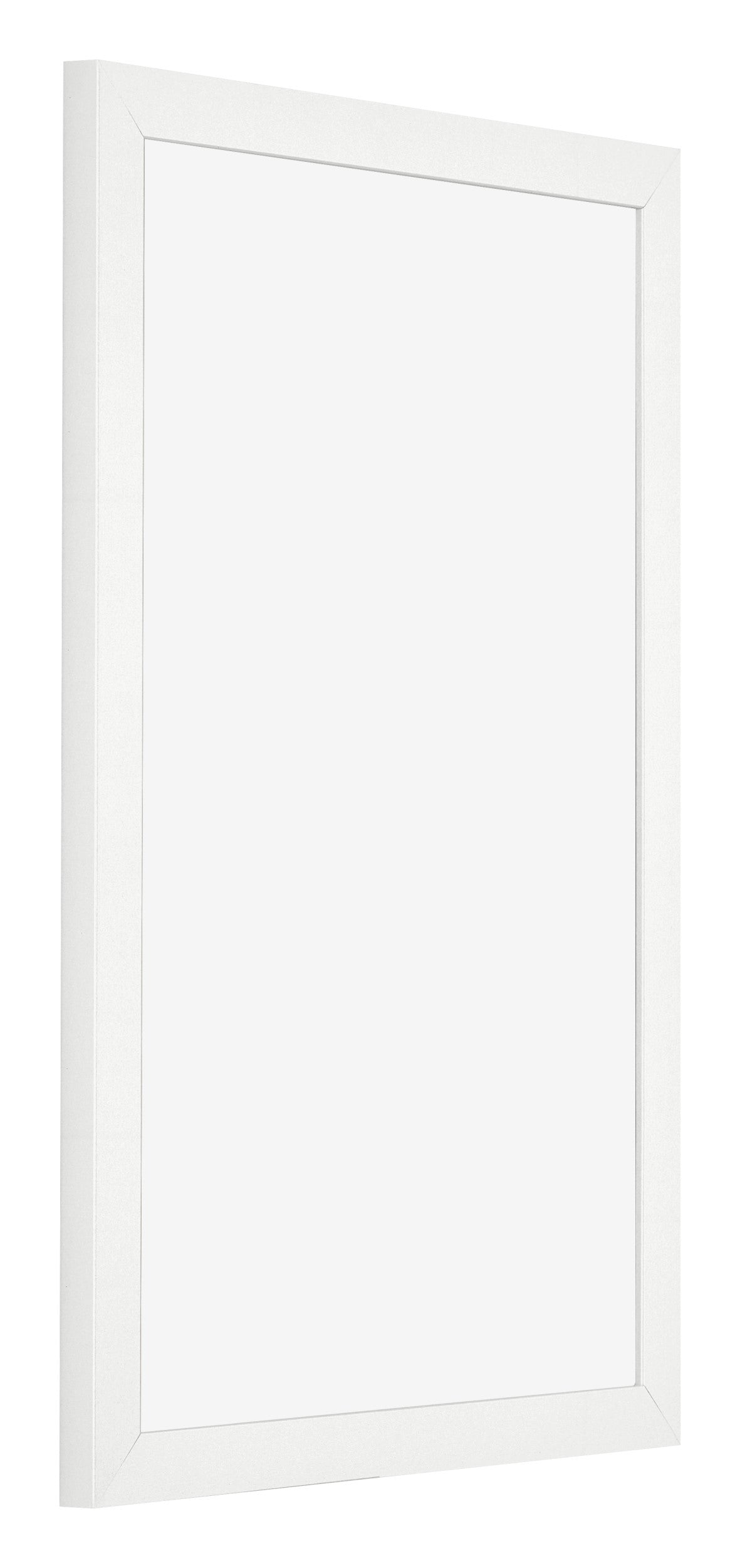 Photo Frame 62x93cm White High Gloss MDF Bologna Front Oblique | Yourdecoration.com