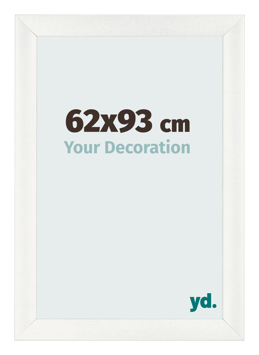 Photo Frame 62x93cm White Vintage MDF Pisa Front Size | Yourdecoration.com