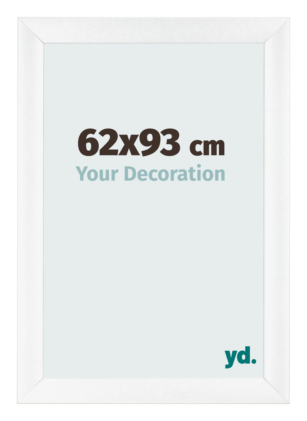 Photo Frame 62x93cm White Vintage MDF Pisa Front Size | Yourdecoration.com