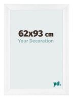 Photo Frame 62x93cm White Vintage MDF Pisa Front Size | Yourdecoration.com