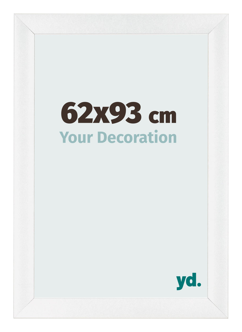 Photo Frame 62x93cm White Vintage MDF Pisa Front Size | Yourdecoration.com