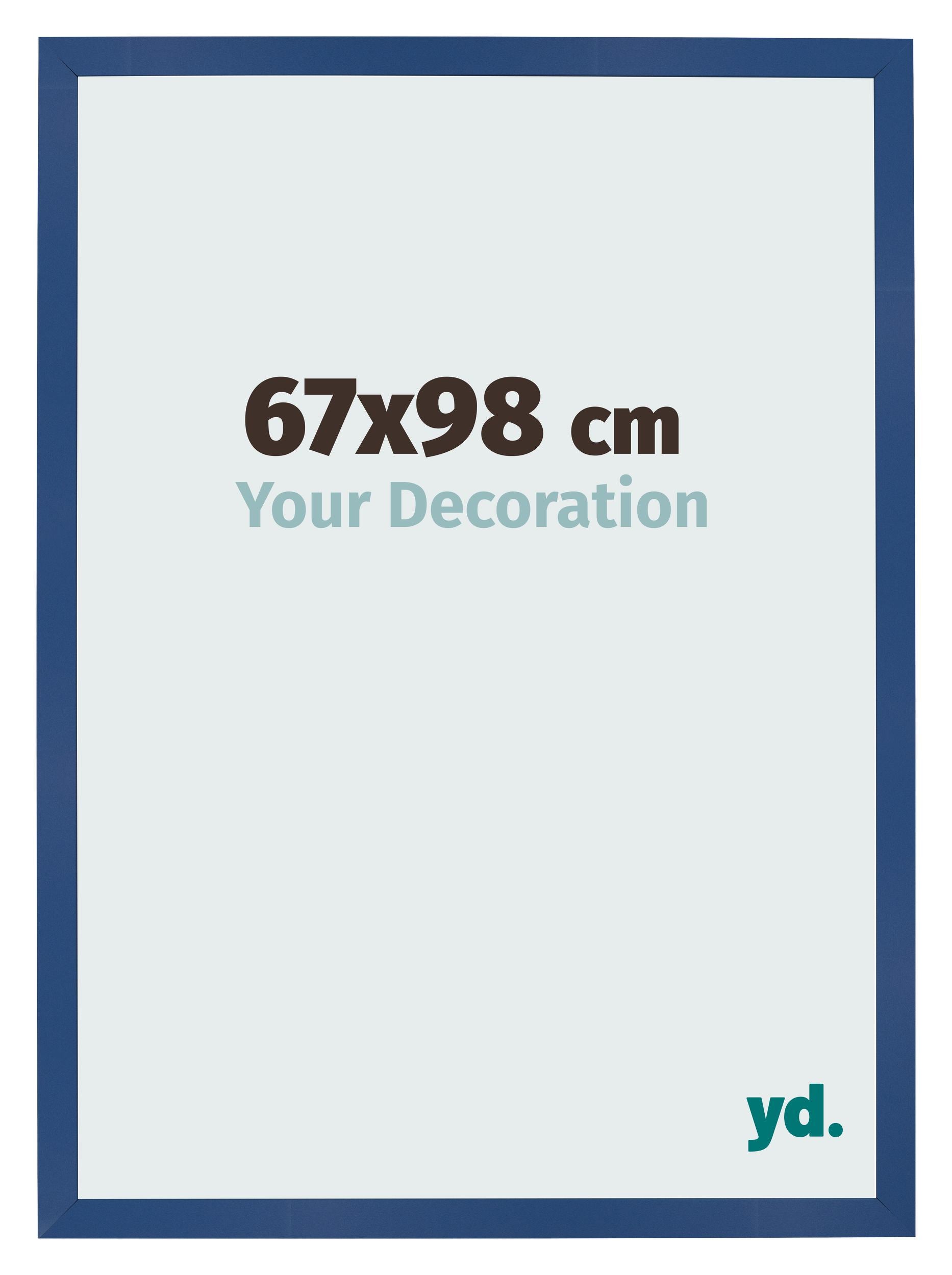 Photo Frame 67x98 cm Dark Blue MDF Bologna Front Size | Yourdecoration.com