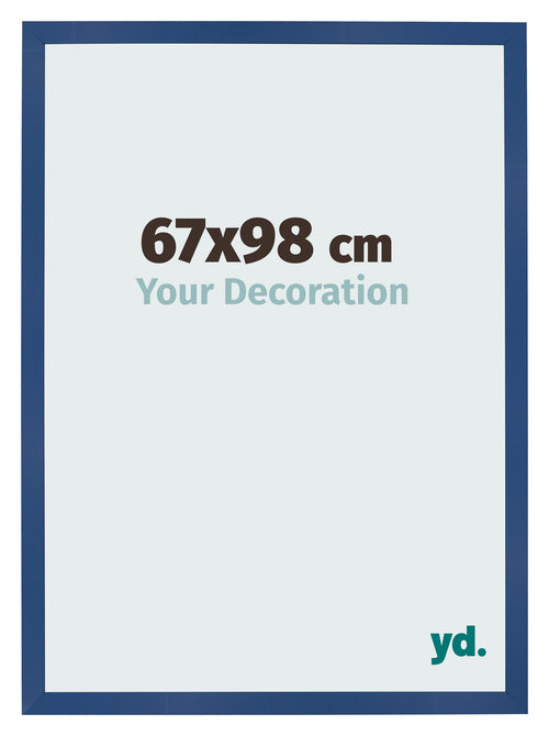 Photo Frame 67x98 cm Dark Blue MDF Bologna Front Size | Yourdecoration.com
