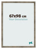 Photo Frame 67x98 cm Metal Vintage MDF Bologna Front Size | Yourdecoration.com