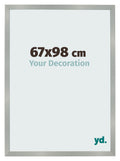 Photo Frame 67x98cm Aluminum Brushed MDF Bologna Front Size | Yourdecoration.com