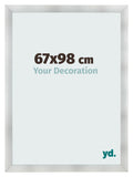 Photo Frame 67x98cm Aluminum Brushed MDF Pisa Front Size | Yourdecoration.com
