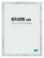 Photo Frame 67x98cm Aluminum Brushed MDF Pisa Front Size | Yourdecoration.com