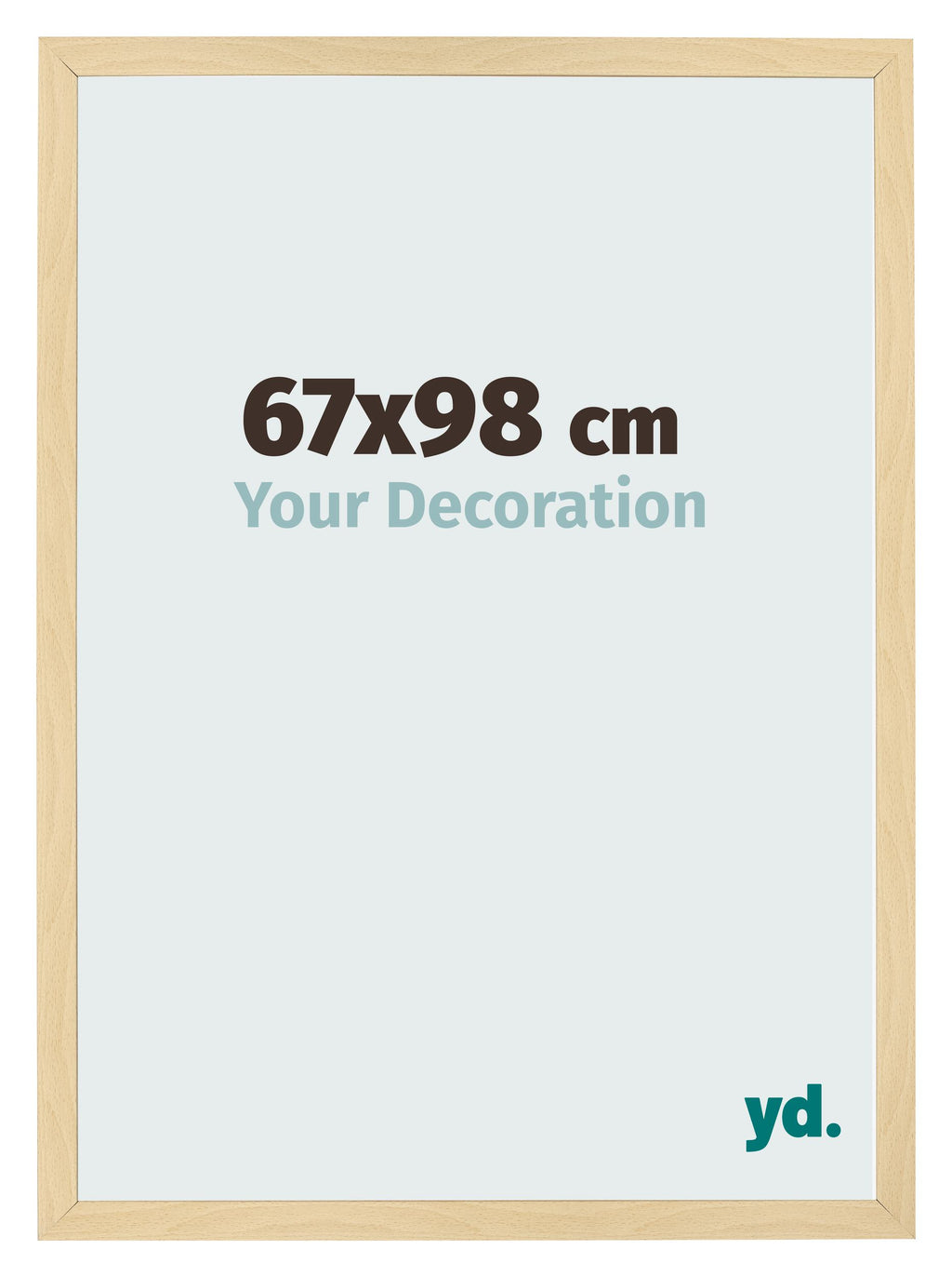 Photo Frame 67x98cm Beech Design MDF Bologna Front Size | Yourdecoration.com