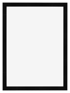 Photo Frame 67x98cm Black Silver Polished MDF Pisa Front | Yourdecoration.com