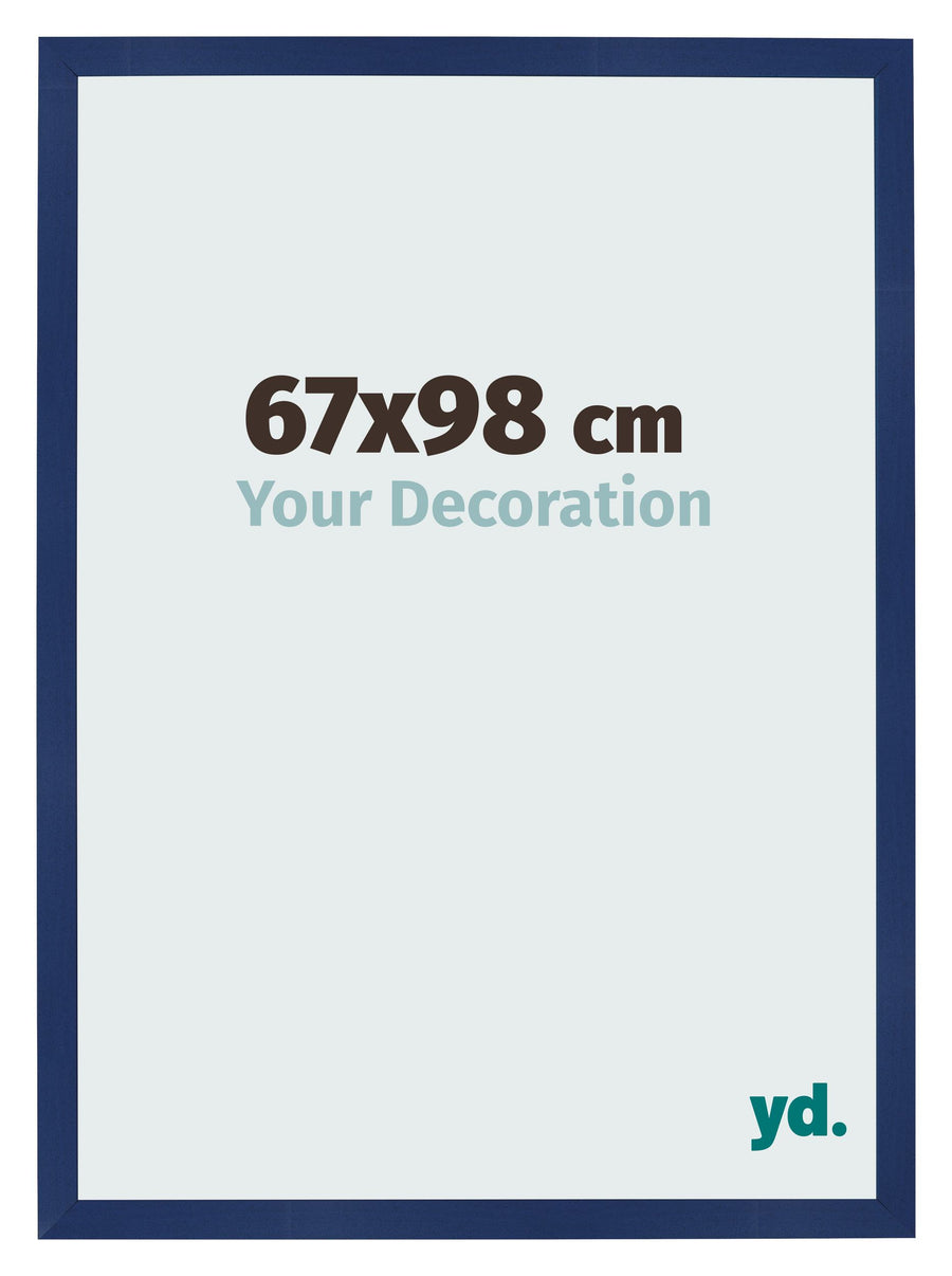 Photo Frame 67x98cm Dark Blue Swept MDF Bologna Front Size | Yourdecoration.com