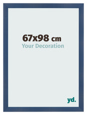 Photo Frame 67x98cm Dark Blue Swept MDF Pisa Front Size | Yourdecoration.com