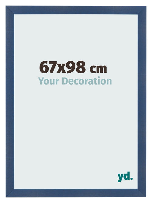 Photo Frame 67x98cm Dark Blue Swept MDF Pisa Front Size | Yourdecoration.com