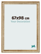 Photo Frame 67x98cm Gold Antique MDF Lazio Front Size | Yourdecoration.com
