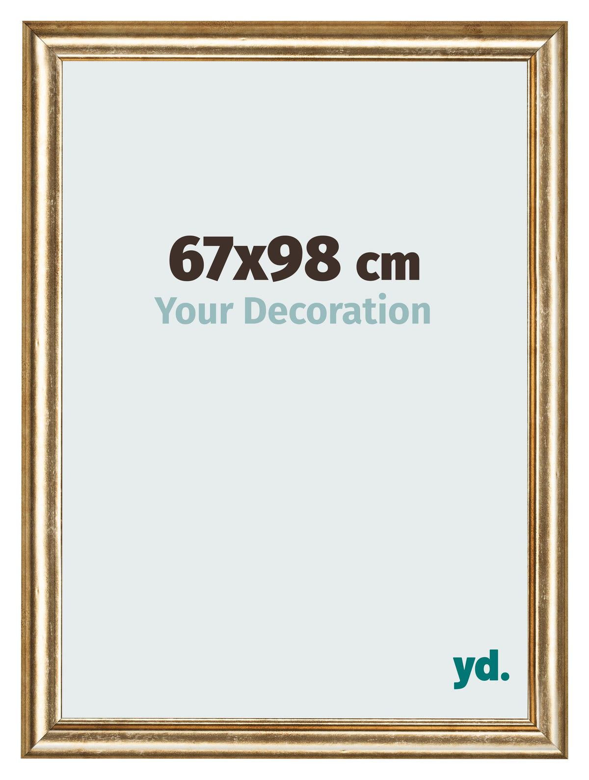 Photo Frame 67x98cm Gold Antique MDF Lazio Front Size | Yourdecoration.com