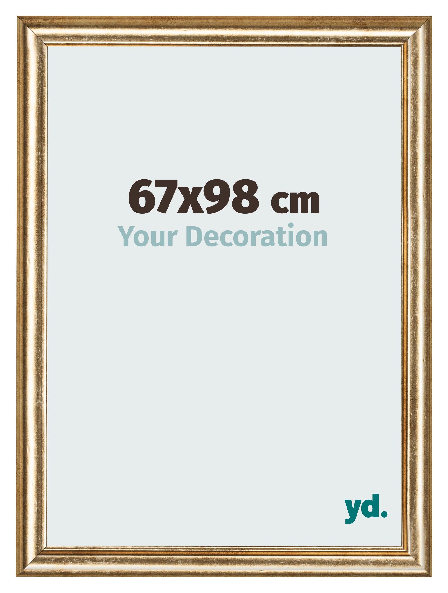 Photo Frame 67x98cm Gold Antique MDF Lazio Front Size | Yourdecoration.com