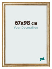 Photo Frame 67x98cm Gold Antique MDF Lazio Front Size | Yourdecoration.com