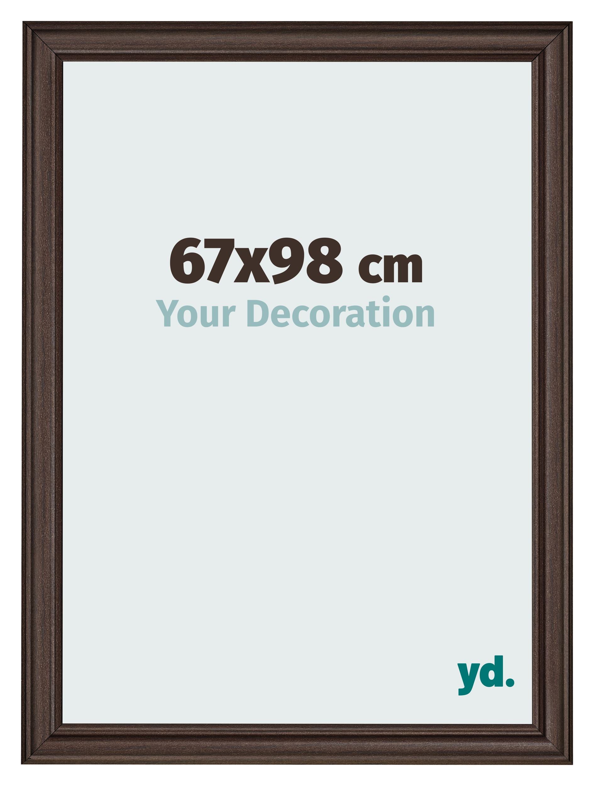 Photo Frame 67x98cm Oak Dark MDF Lazio Front Size | Yourdecoration.com
