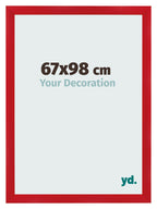 Photo Frame 67x98cm Red MDF Pisa Front Size | Yourdecoration.com