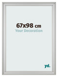 Photo Frame 67x98cm Silver Matte MDF Lazio Front Size | Yourdecoration.com