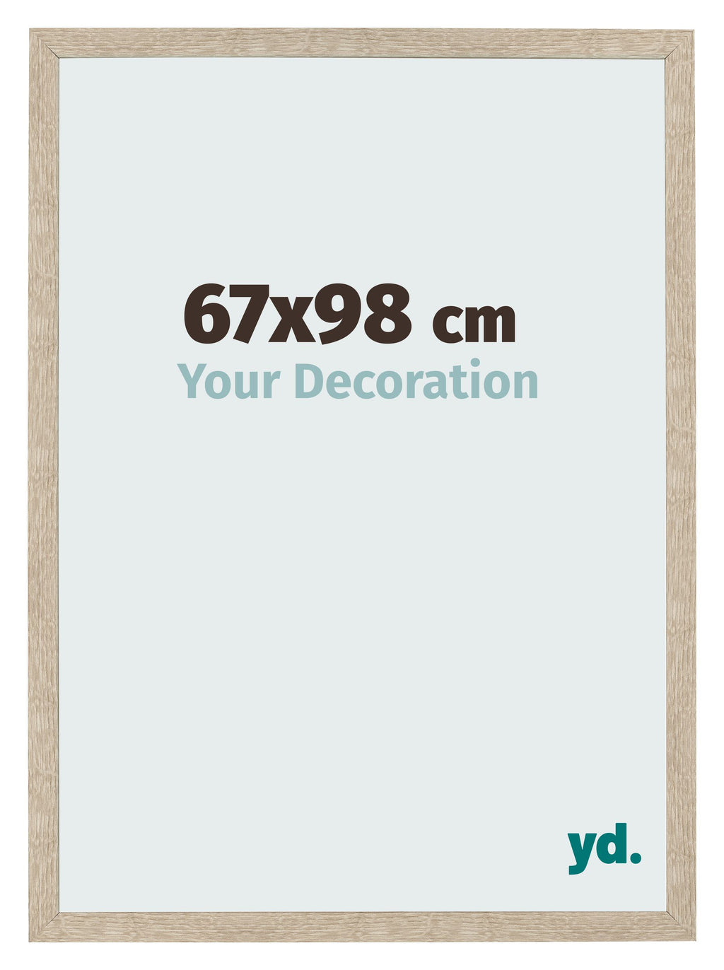 Photo Frame 67x98cm Sonoma Oak MDF Bologna Front Size | Yourdecoration.com