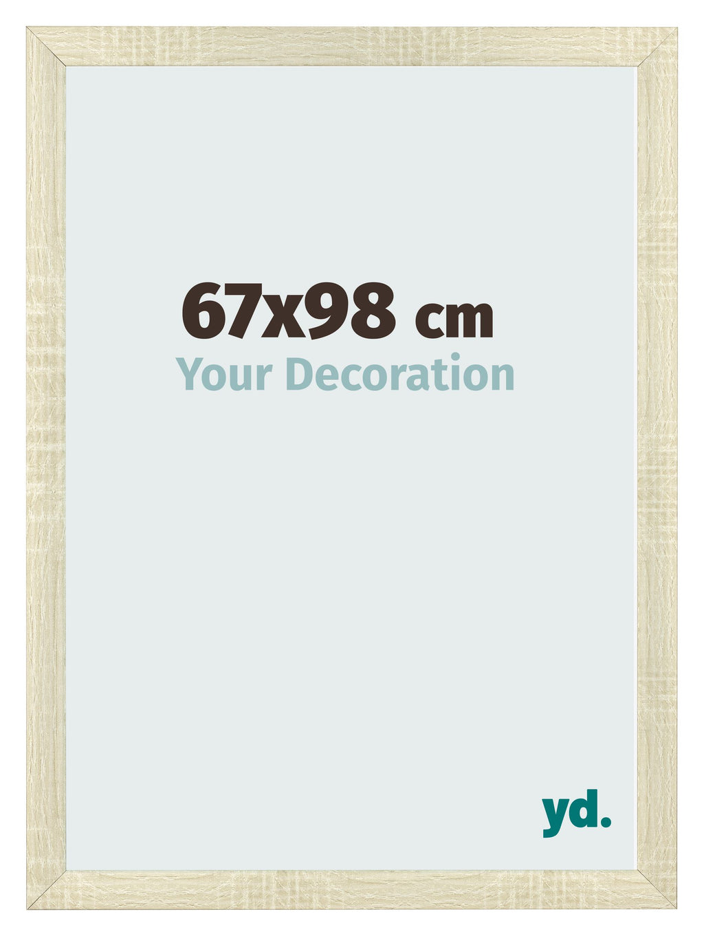 Photo Frame 67x98cm Sonoma Oak MDF Pisa Front Size | Yourdecoration.com