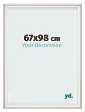 Photo Frame 67x98cm White Swept MDF Lazio Front Size | Yourdecoration.com