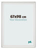 Photo Frame 67x98cm White Swept MDF Lazio Front Size | Yourdecoration.com