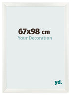 Photo Frame 67x98cm White Vintage MDF Pisa Front Size | Yourdecoration.com