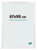 Photo Frame 67x98cm White Vintage MDF Pisa Front Size | Yourdecoration.com