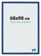 Photo Frame 68x98 cm Dark Blue MDF Bologna Front Size | Yourdecoration.com
