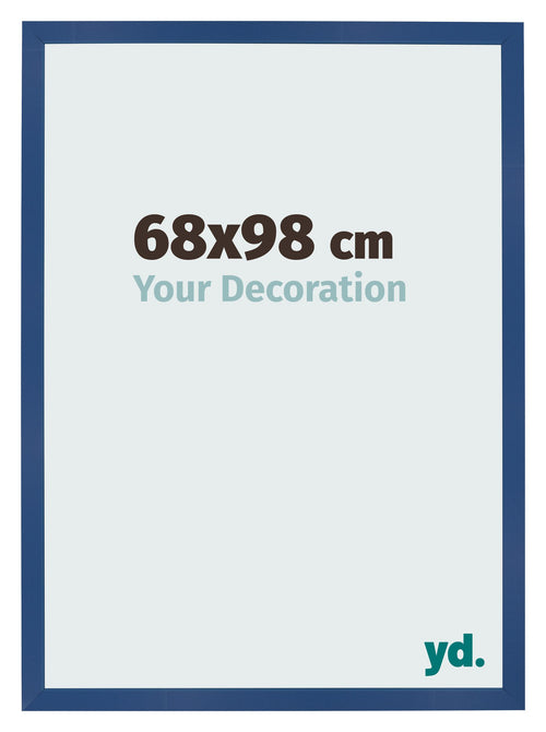 Photo Frame 68x98 cm Dark Blue MDF Bologna Front Size | Yourdecoration.com