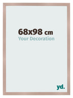 Photo Frame 68x98 cm Dusty Pink MDF Bologna Front Size | Yourdecoration.com