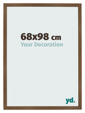 Photo Frame 68x98 cm Oak Rustic MDF Bologna Front Size | Yourdecoration.com