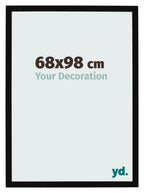 Photo Frame 68x98cm Black High Gloss MDF Bologna Front Size | Yourdecoration.com