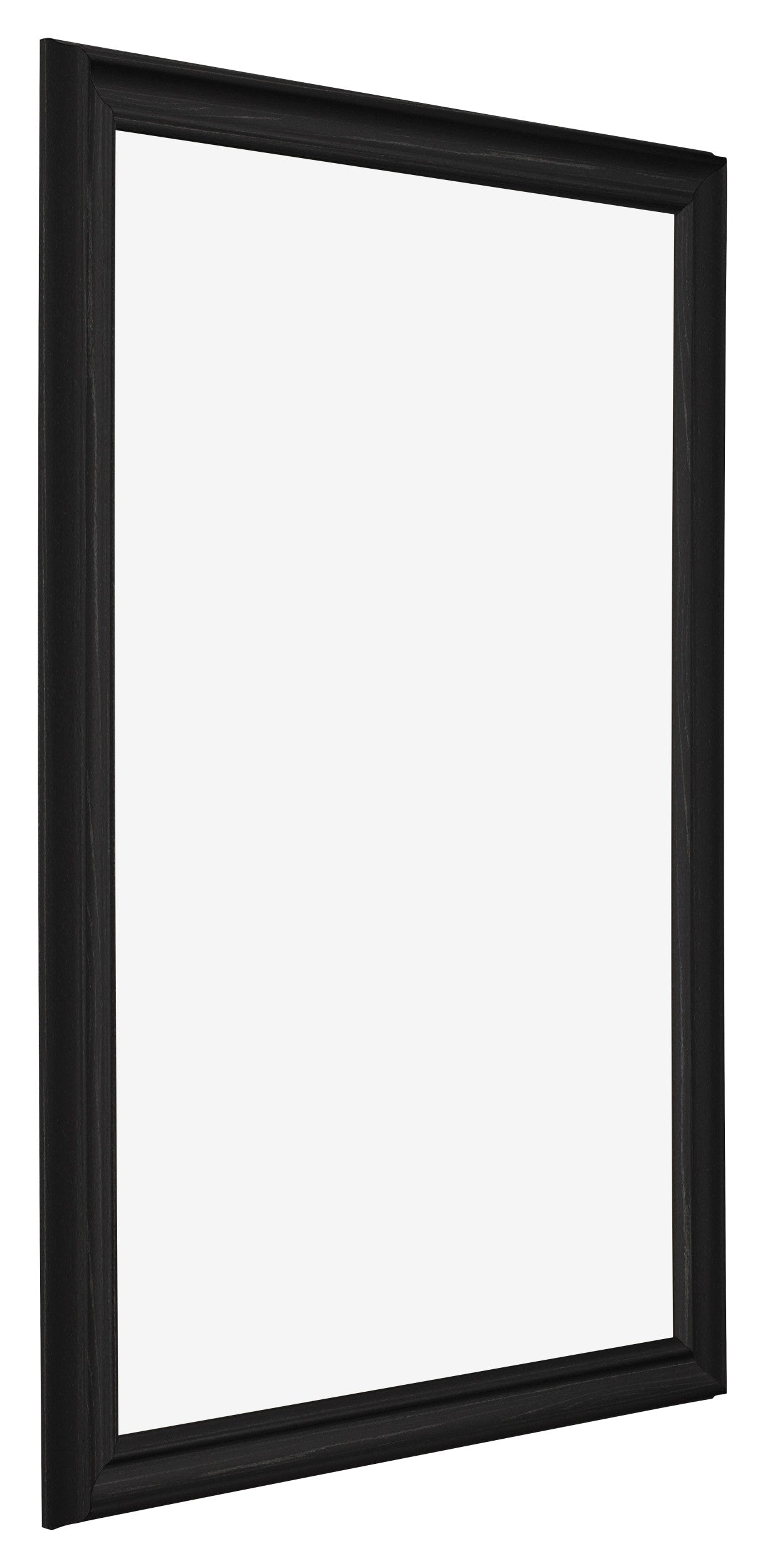Photo Frame 68x98cm Black Woodgrain MDF Lazio Front Oblique | Yourdecoration.com