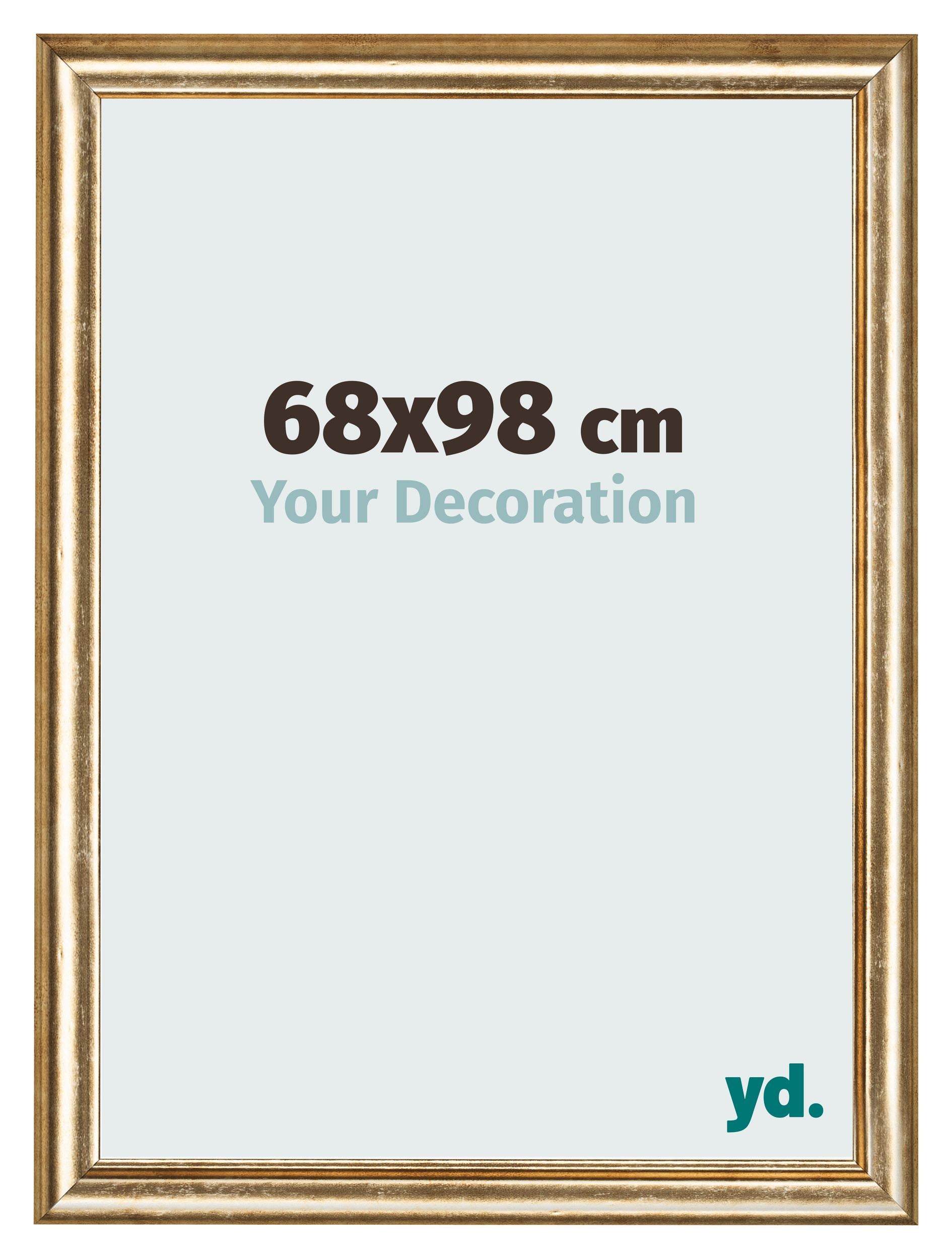 Photo Frame 68x98cm Gold Antique MDF Lazio Front Size | Yourdecoration.com