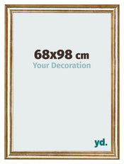 Photo Frame 68x98cm Gold Antique MDF Lazio Front Size | Yourdecoration.com