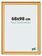 Photo Frame 68x98cm Gold Matte MDF Lazio Front Size | Yourdecoration.com