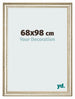 Photo Frame 68x98cm Metallic Gloss MDF Lazio Front Size | Yourdecoration.com