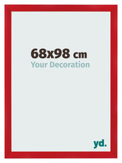 Photo Frame 68x98cm Red MDF Pisa Front Size | Yourdecoration.com