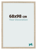 Photo Frame 68x98cm Sonoma Oak MDF Bologna Front Size | Yourdecoration.com